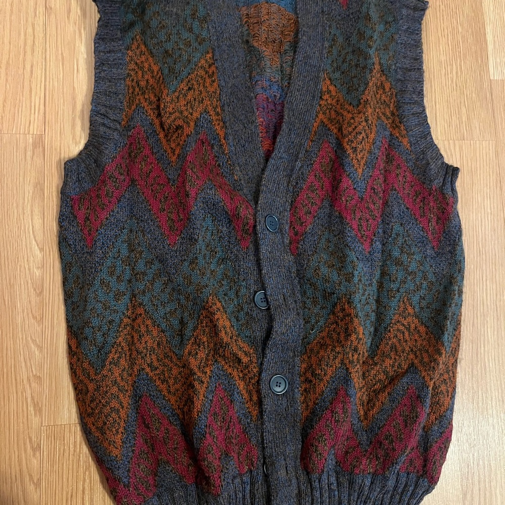 MISSONI rare vintage for BLOOMINGDALES sz L vest
